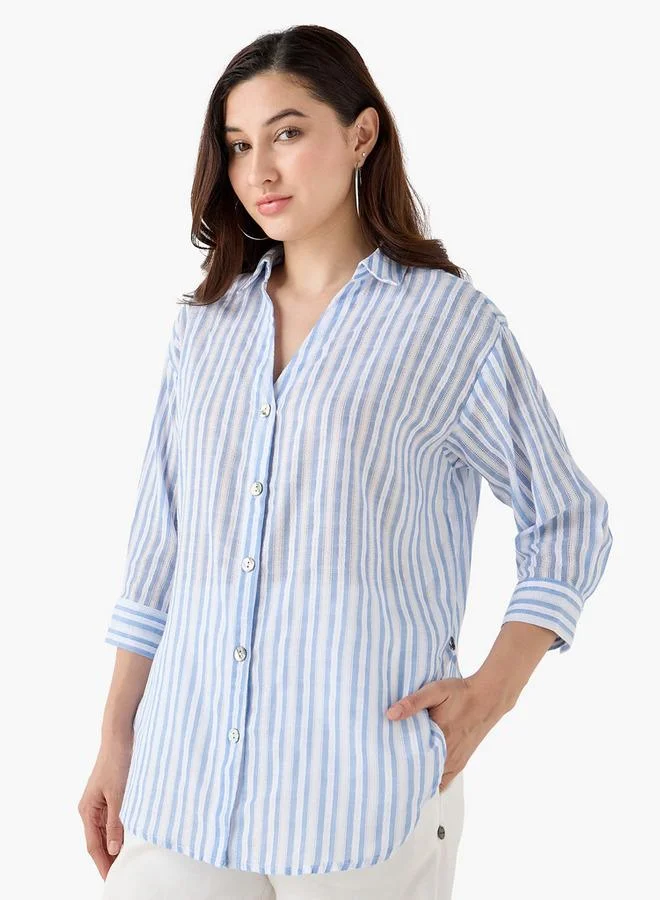 لي كوبر Lee Cooper Shirt with Stripes